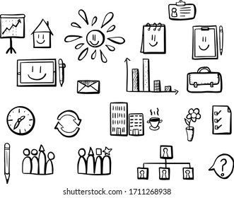 Office and business icons for web