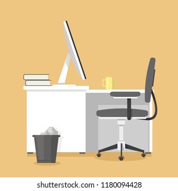 Office Business Illustration Icon
Vector Corporate workspace.