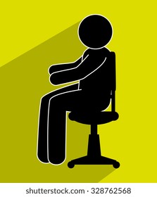 Office and business people design, vector illustration.
