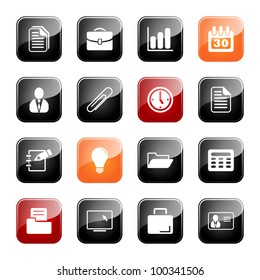 Office and business - professional icons for your website, application, or presentation, eps10