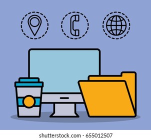 office and business related icons