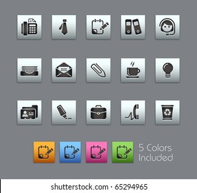 Office & Business // Satinbox Series -------It includes 5 color versions for each icon in different layers ---------