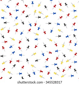 Office button pattern. Vector illustration. 