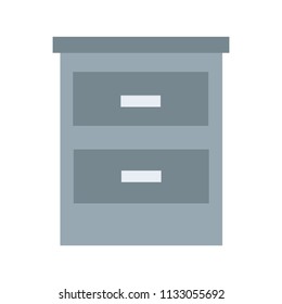Office cabinet isolated