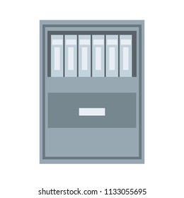 Office cabinet isolated