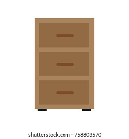 Office cabinet isolated