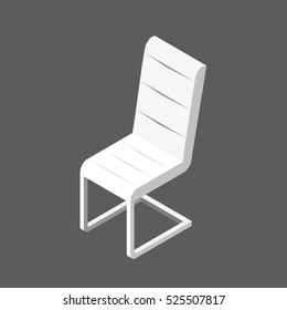 Office caihr isometric.Vector illustration.