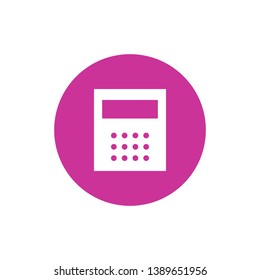 Office Calculator Icon Vector Design