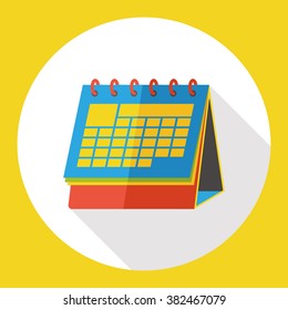 office calendar flat icon