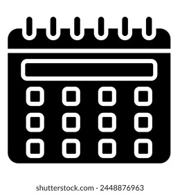 Office Calendar icon line vector illustration