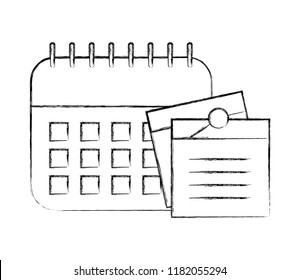 office calendar memos notes remindering