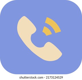 Llamada de Office, ilustración, vector en un fondo blanco.