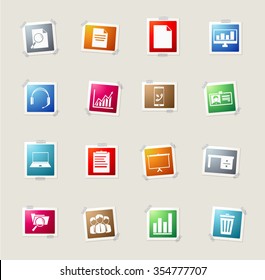 Office card icons for web