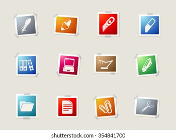 Office card icons for web