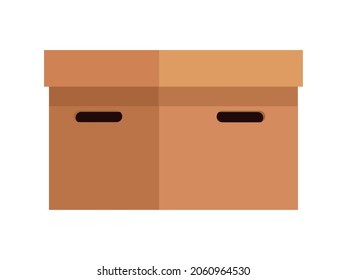 office carton box paperwork icon