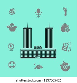office center vector icon