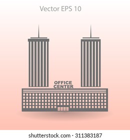 office center vector icon