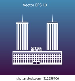 office center vector icon
