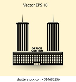 office center vector icon