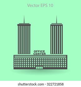 office center vector icon