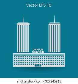 office center vector icon