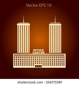 office center vector icon