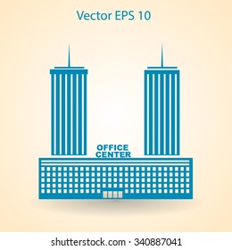office center vector icon