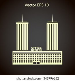 office center vector icon