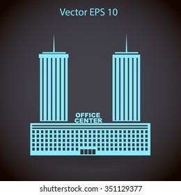 office center vector icon