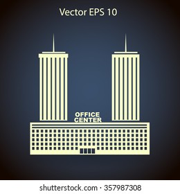office center vector icon