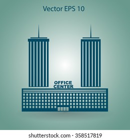 office center vector icon
