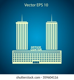 office center vector icon