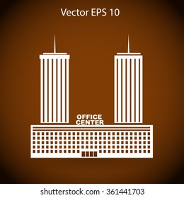 office center vector icon