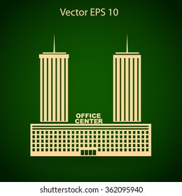 office center vector icon