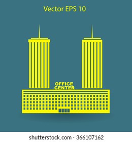 office center vector icon