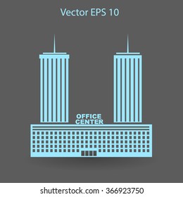 office center vector icon