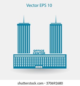 office center vector icon
