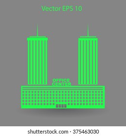 office center vector icon