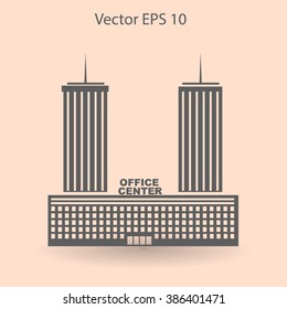office center vector icon