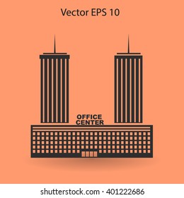 office center vector icon