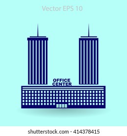 office center vector icon