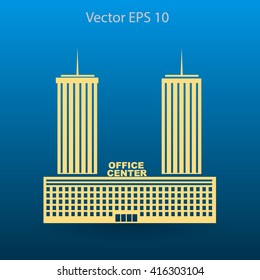 office center vector icon