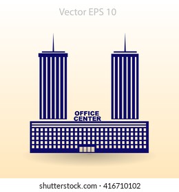 office center vector icon