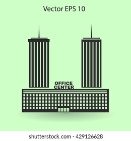 office center vector icon