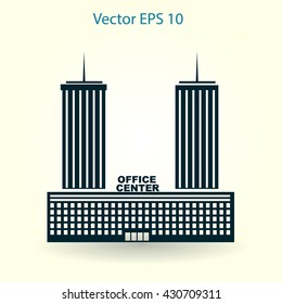 office center vector icon