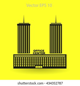 office center vector icon