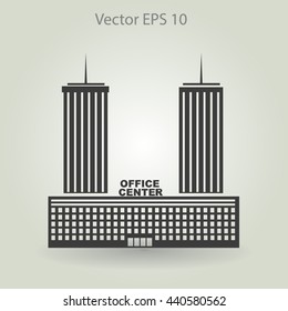 office center vector icon