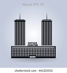 office center vector icon
