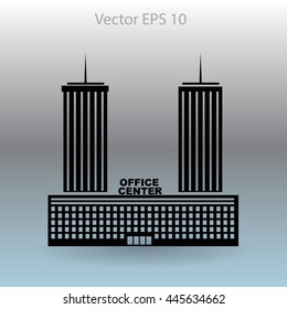 office center vector icon