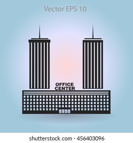 office center vector icon